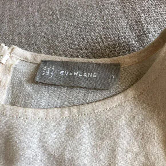 EVERLANE The Linen Long-Sleeve Top - Picture 3 of 5
